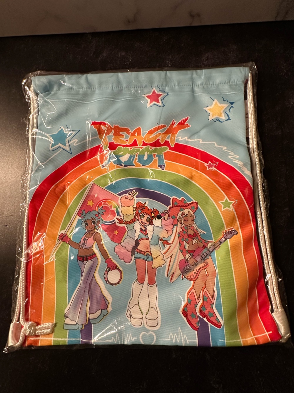 Peach Riot Anime Band Satchel